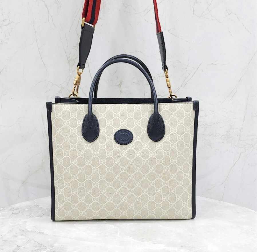 [럭스유] 구찌 GG 오피디아 코리아 익스클루시브 스몰 토트 숄더백 703256