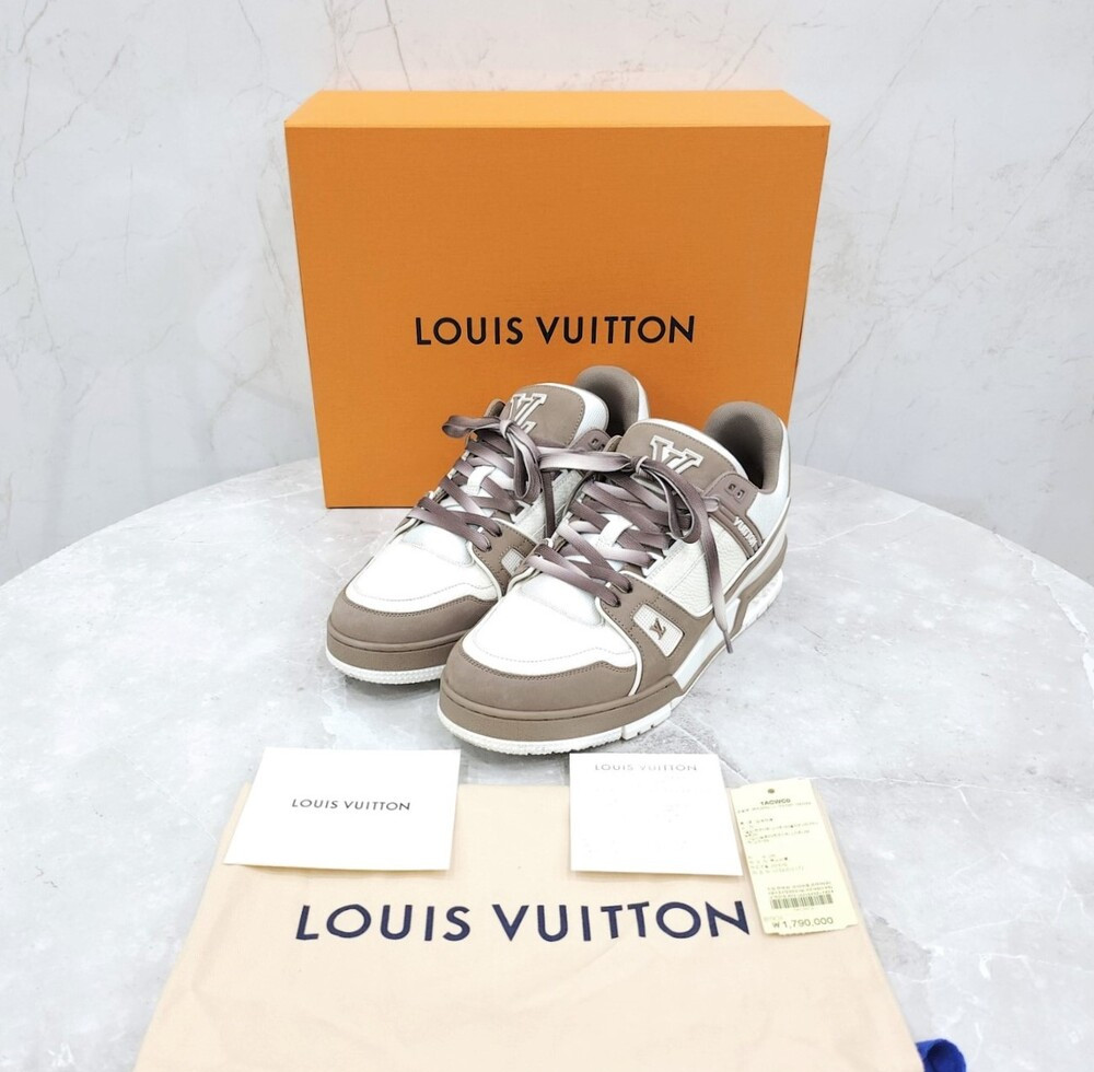 [럭스유] 8.5 / 루이비통 LV 트레이너 스니커즈 1ACWC0