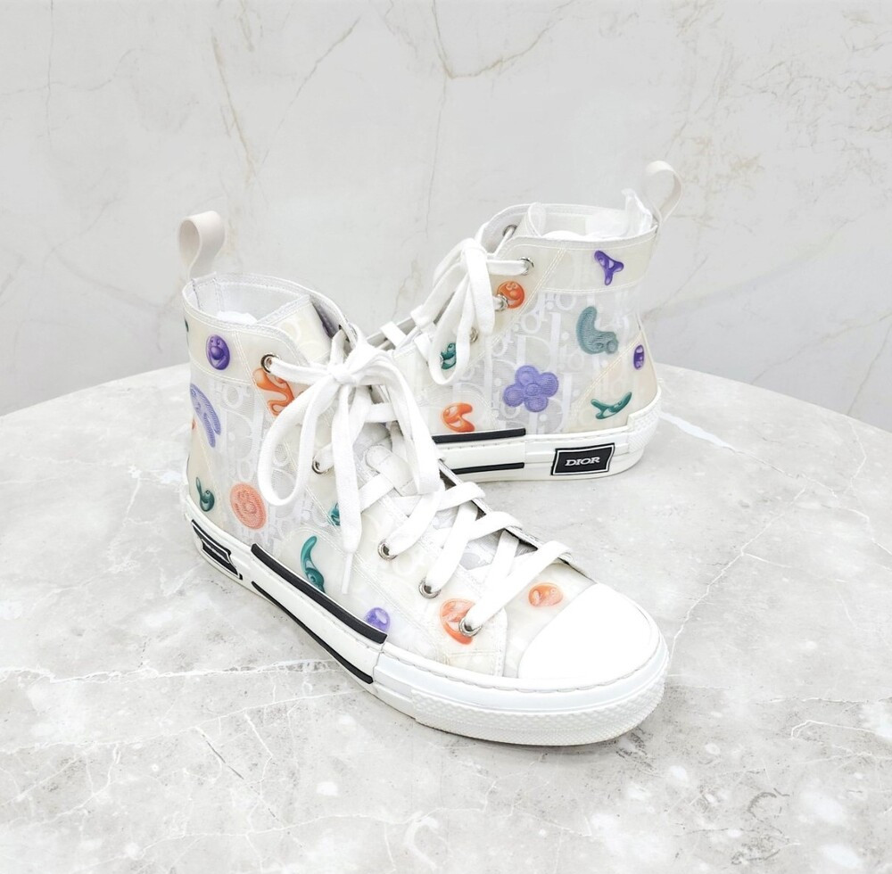 [럭스유] 40 / 디올 X 케니샤프 오블리크 하이탑 스니커즈