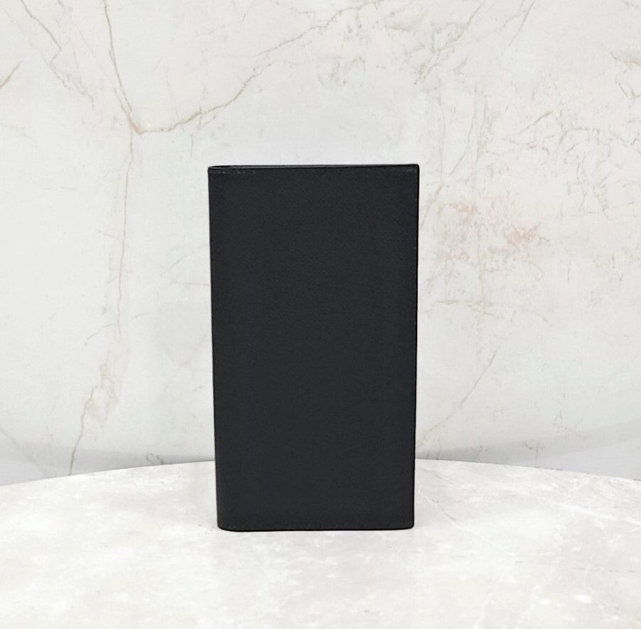 [럭스유] 에르메스 MC2 플레밍 장지갑 앱송 블랙 D각인