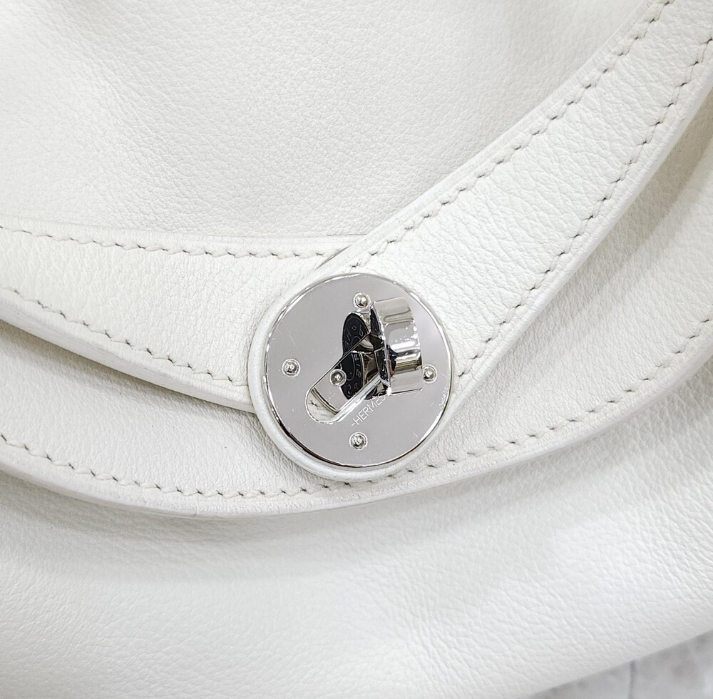 [럭스유] 에르메스 린디 26 화이트 은장 C각인