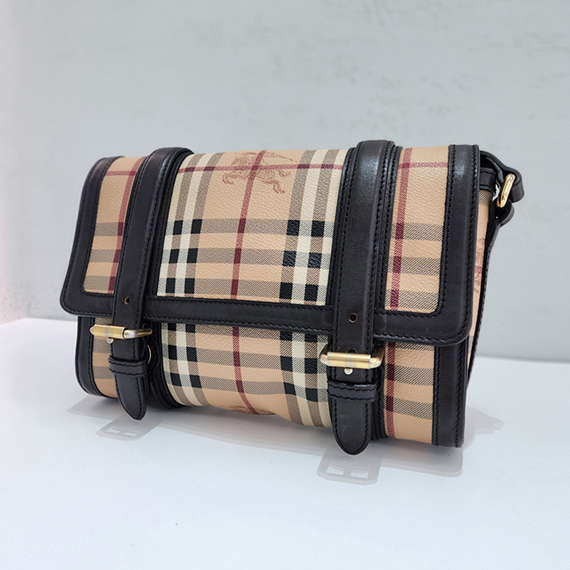 버버리 헤이마켓 체크 크로스백
