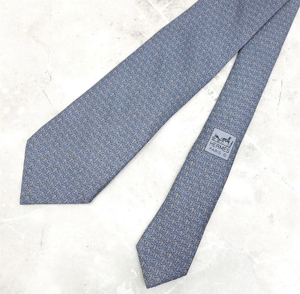 [럭스유] 에르메스 패턴 실크 넥타이
