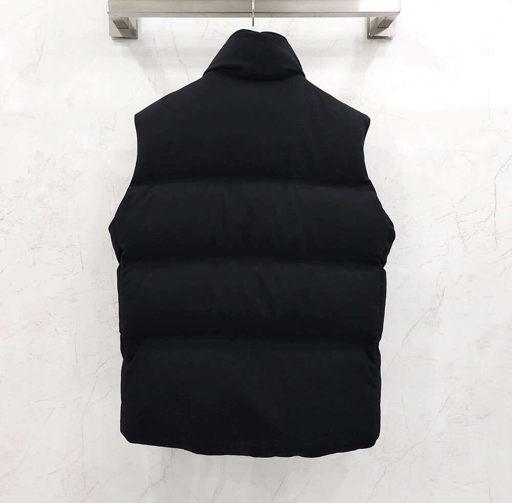 [럭스유] L / 버버리 캐시미어 울 PARKFIELDS 패딩 조끼 044063