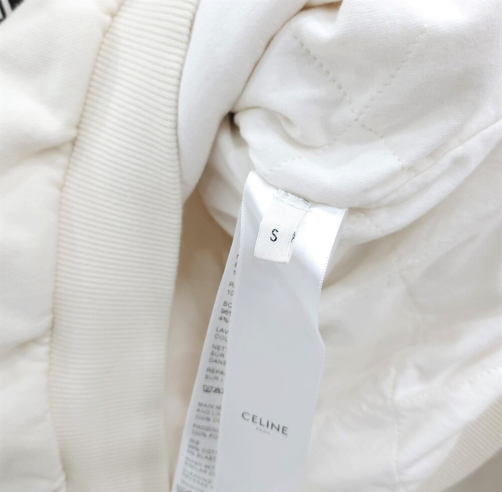 [럭스유] S / 셀린느 아이보리 로고 맨투맨 2Y01A670Q