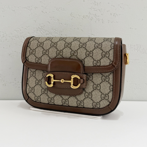 구찌 홀스빗 1955 브라운 미니 크로스백 658574