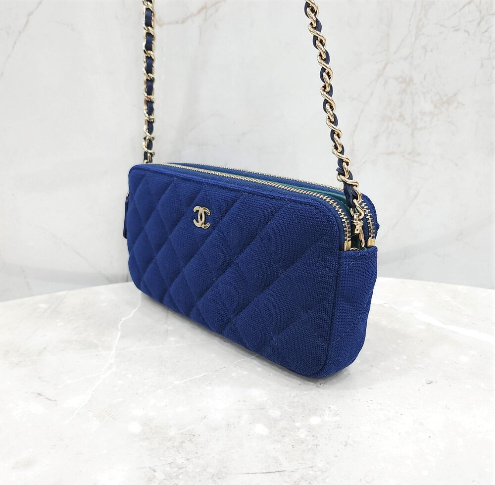 [럭스유] 샤넬 뉴 WOC 미니 더블지퍼 체인 크로스백