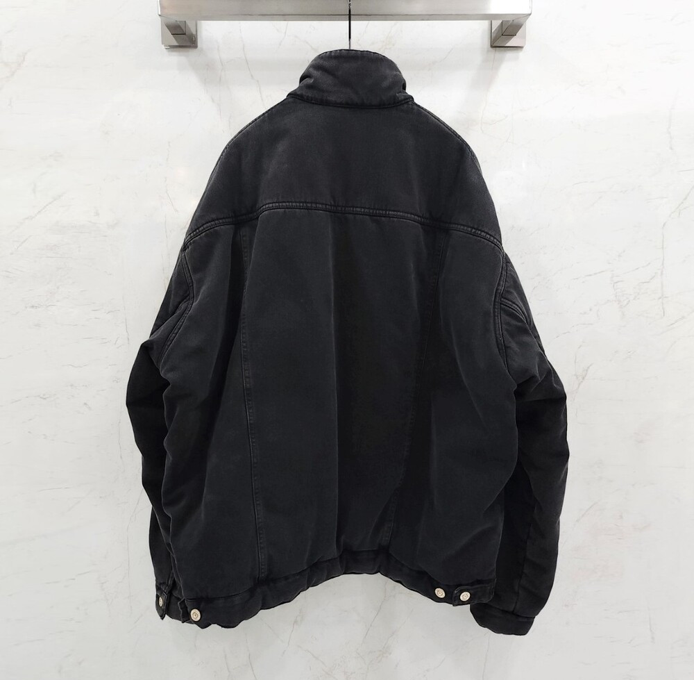 [럭스유] 44 / 발렌시아가 패디드 재패니스 데님 자켓 681689