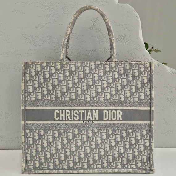 디올 오블리크 북토트 라지 그레이 토트백 M1286
