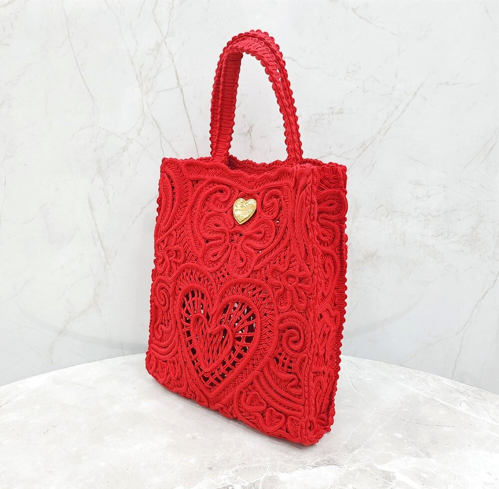 [럭스유] (새상품) 돌체앤가바나 코르도네토 스몰 레이스 쇼퍼