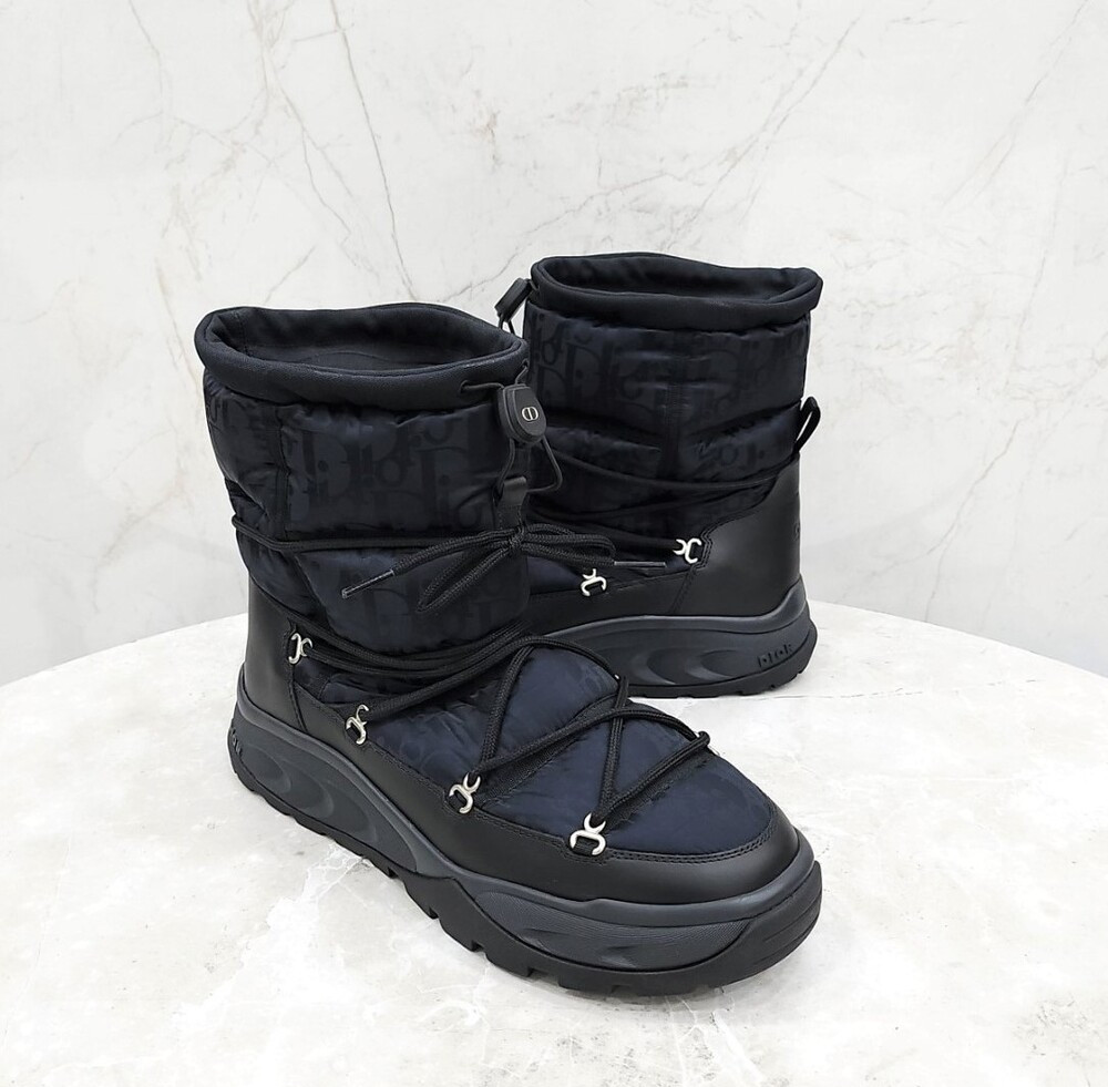 [럭스유] (새상품) 43 / 디올 오블리크 스노우 패딩 부츠