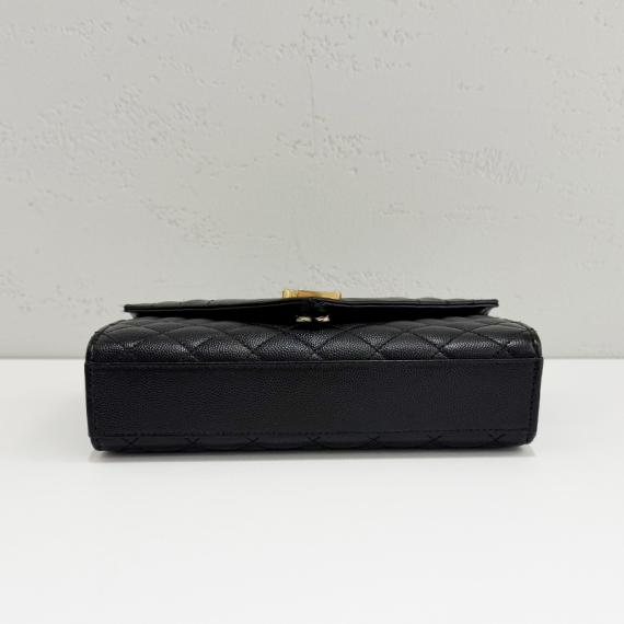 생로랑 퀄팅 스몰 엔벨로프 금장 체인 크로스백 600195