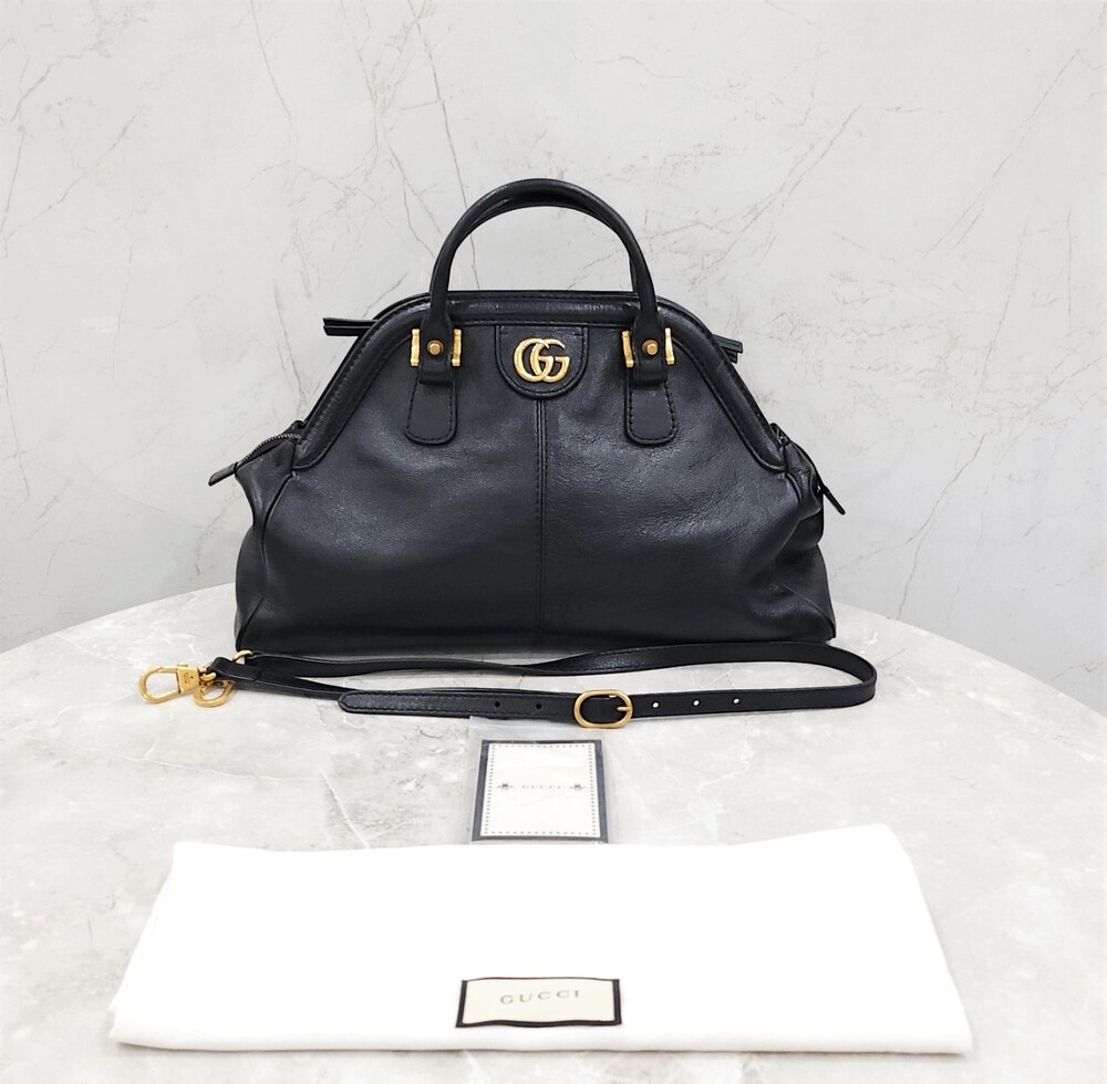 [럭스유] 구찌 르벨 미디움 탑핸들 백 516459