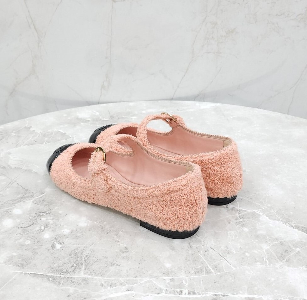 [럭스유] (새상품) 37 / 샤넬 트위드 메리제인 플랫 슈즈 G36482