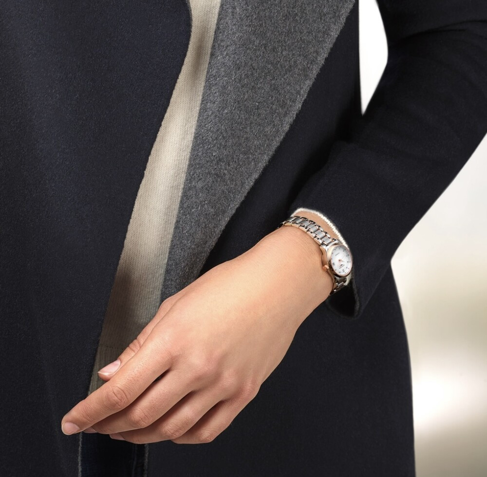 [럭스유] 론진 다이아 마스터컬렉션 오토매틱 시계 핑크골드 콤비 25.5mm