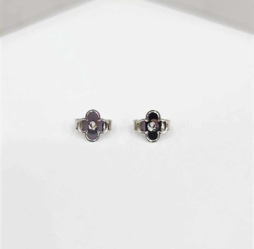 [럭스유] (새상품) 루이비통 LV 아이코닉 큐빅 귀걸이 M00608