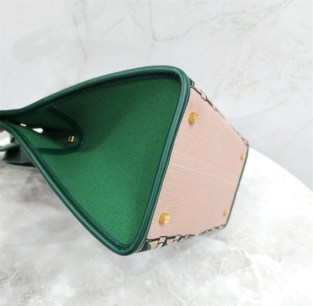 [럭스유] 콜롬보 큐폴라 토트 미디엄 그린