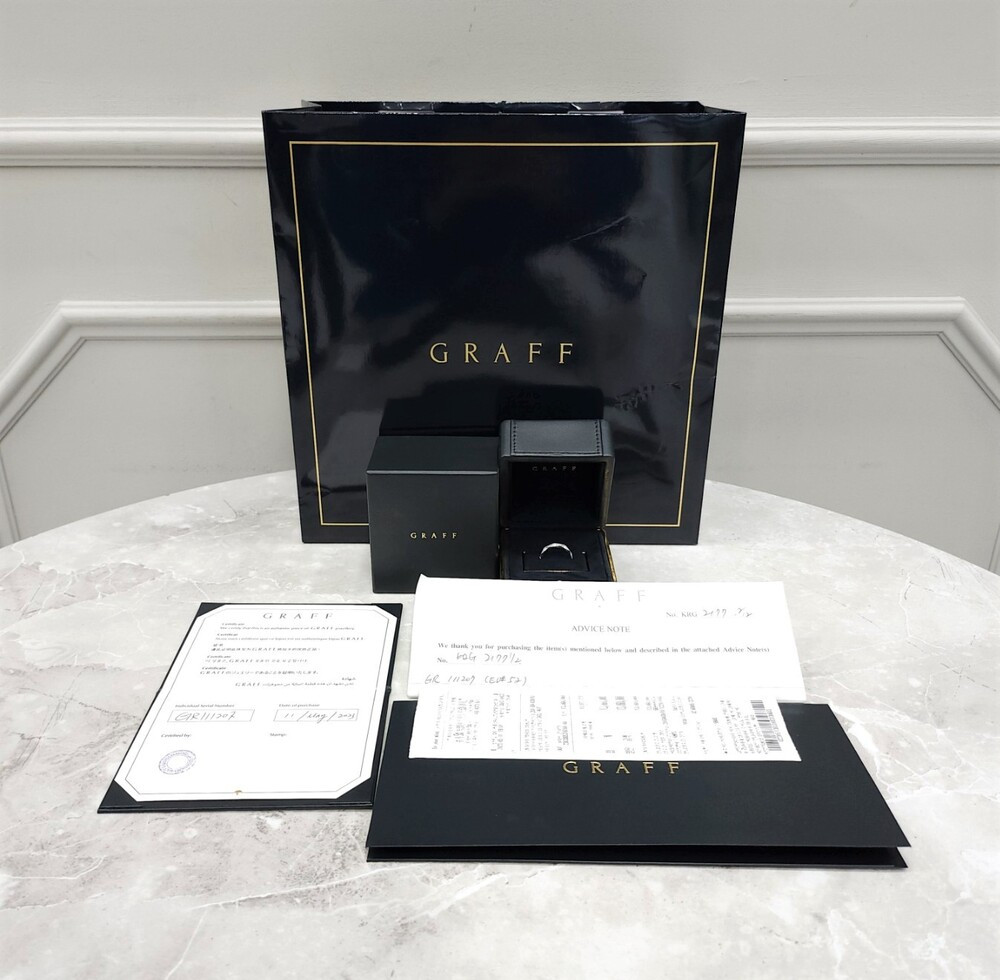 [럭스유] 그라프 로렌스 그라프 시그니처 다이아몬드 밴드 링 52호