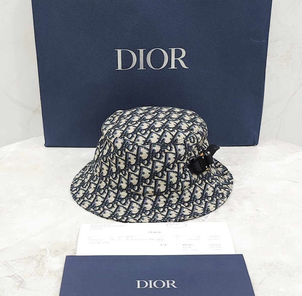 [럭스유] 디올 오블리크 자카드 버킷햇 293C906G5763_C189