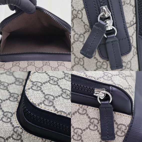 Gucci(구찌) 429020 GG 수프림 캔버스 블랙 트리밍 EDEN 에덴 스몰 백팩