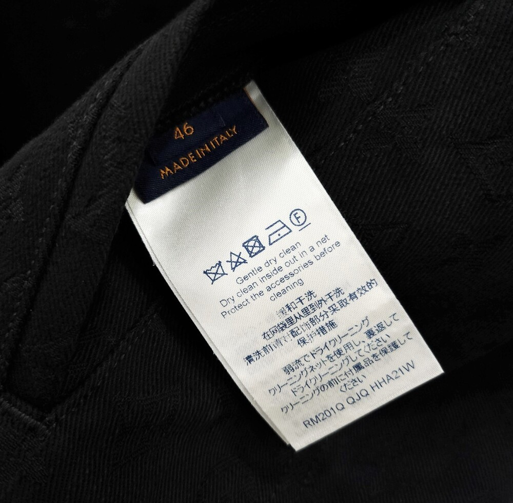 [럭스유] 46 / 루이비통 블랙 모노그램 트러커 데님 자켓