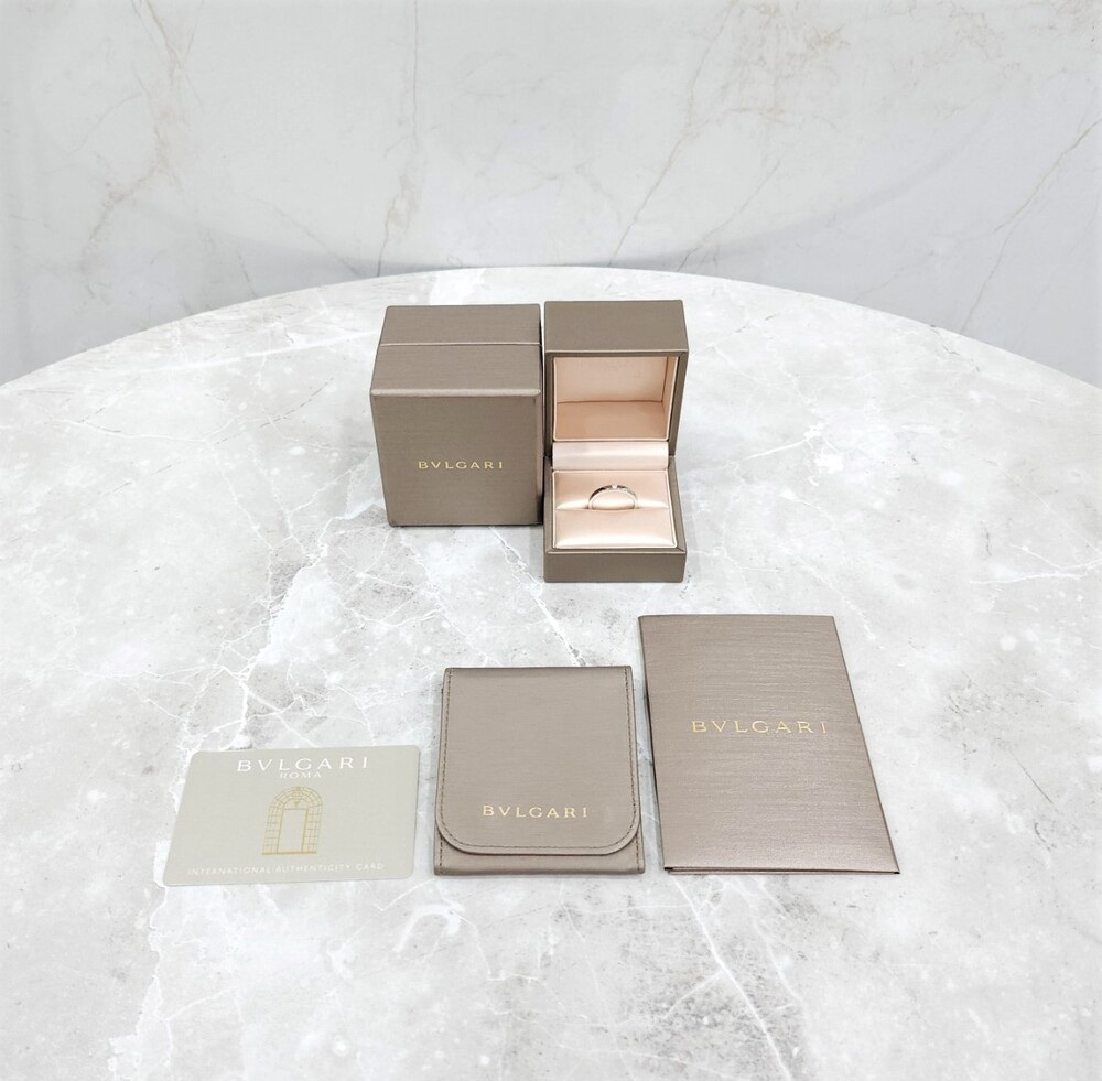 [럭스유] 불가리 다이아 1P 플래티넘 메리미 웨딩링 57호 341745