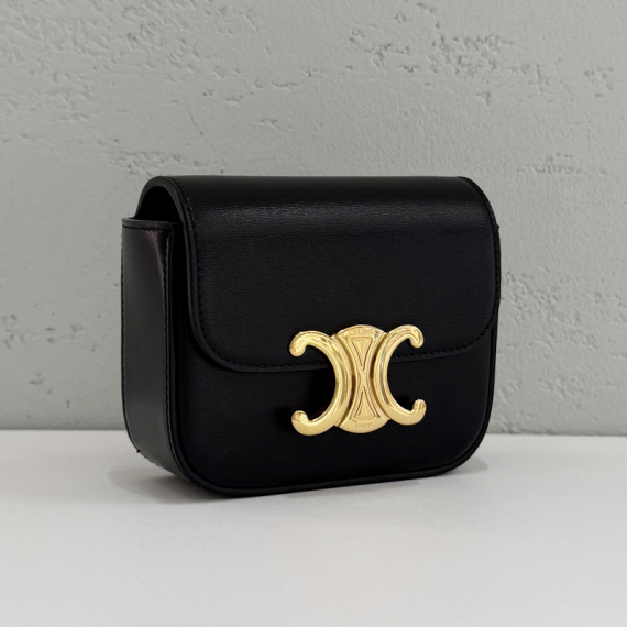 셀린느 미니 클로드 샤이니 카프스킨 크로스백 10I513DPV