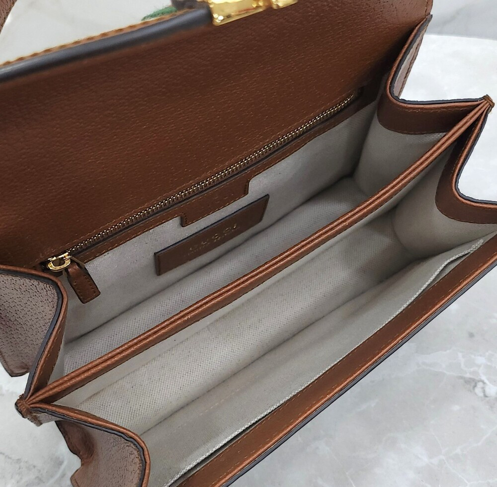 [럭스유] 구찌 GG 삼선 탑핸들 백 스몰