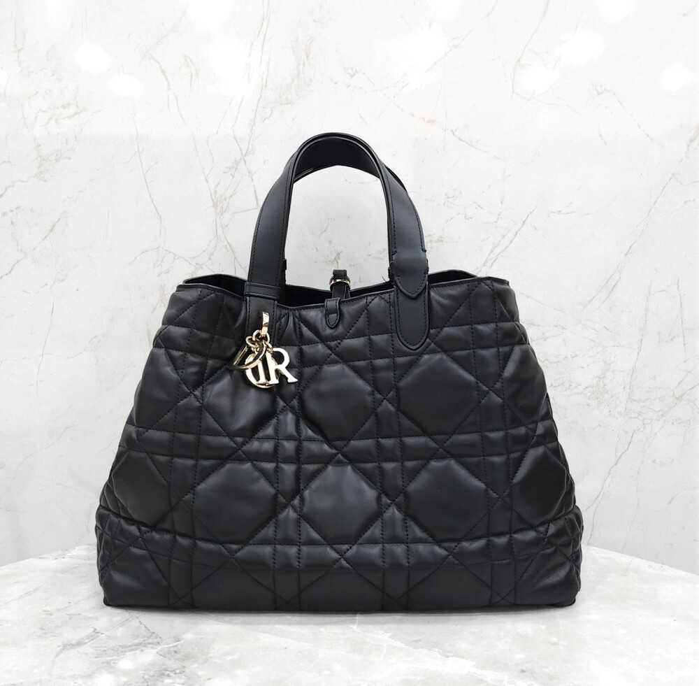 [럭스유] 디올 뚜주흐 라지 블랙 매크로 까나쥬 M2820OSOHJ