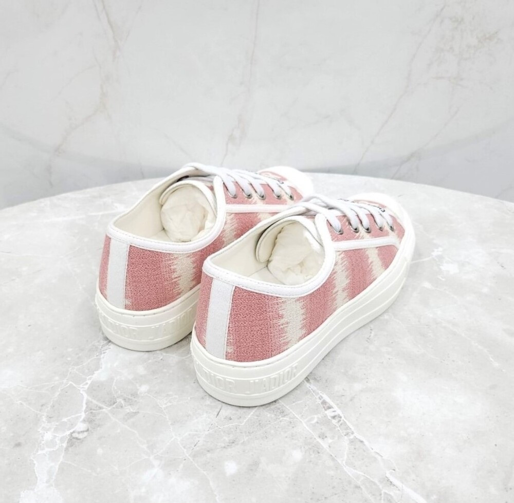 [럭스유] (새상품) 34 / 디올 핑크 워크앤디올 로우 스니커즈