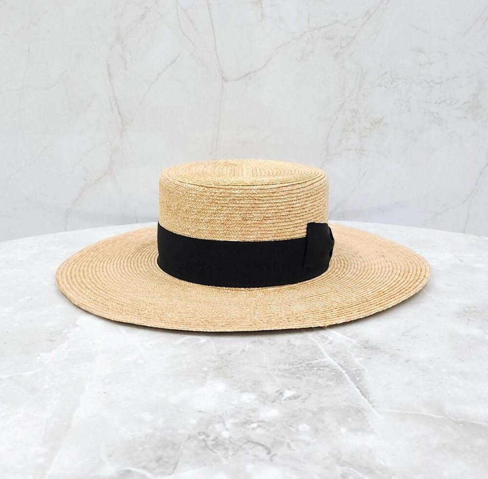 [럭스유] (새상품) 구찌 G 스트로우 보터 햇 베이지 696869