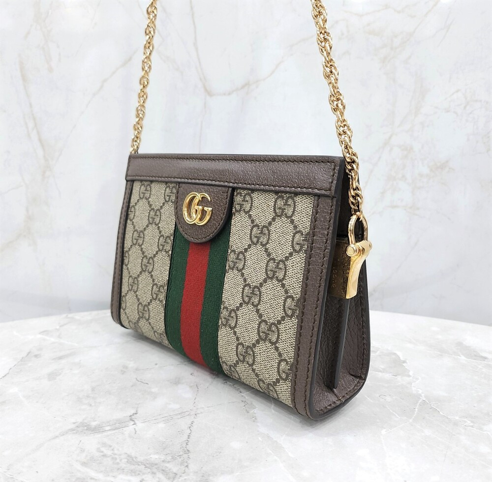 [럭스유] 구찌 오피디아 GG 수프림 미니 숄더백 602676