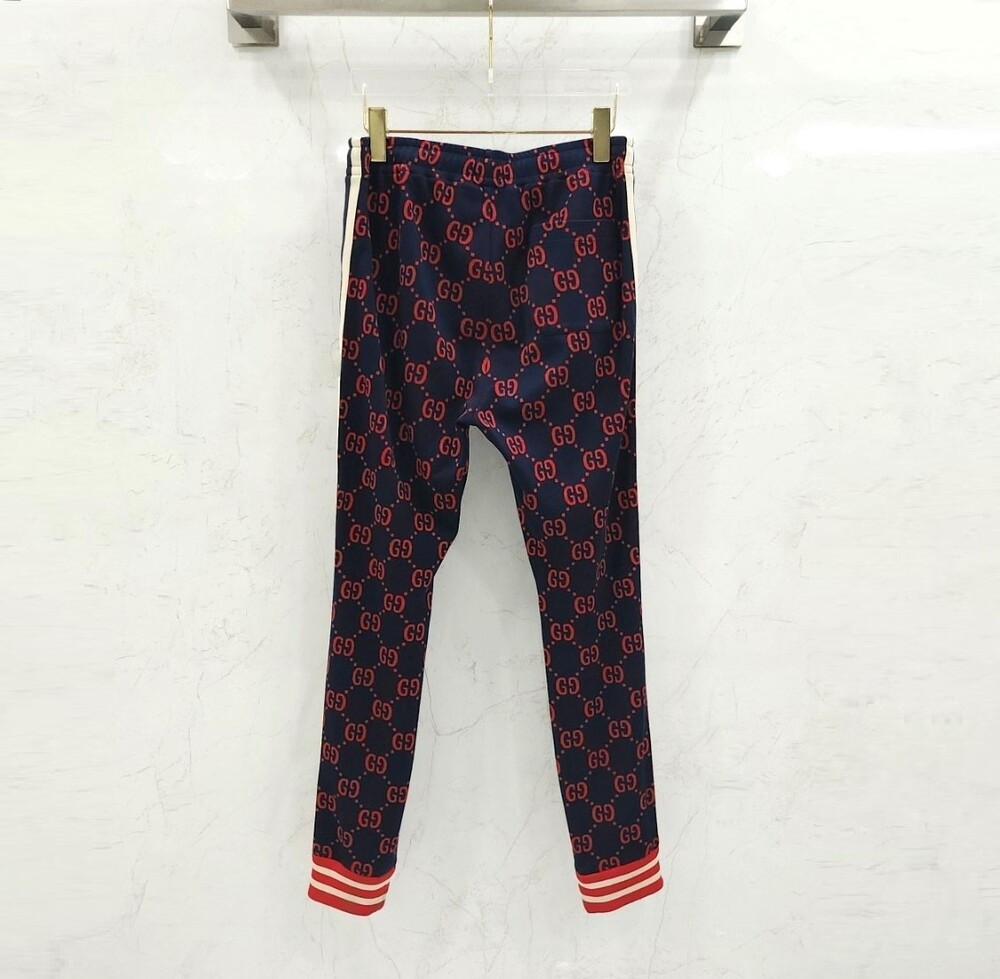 [럭스유] S / 구찌 GG 자카드 트랙 조거 팬츠 496920