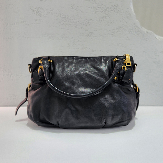 프라다 소프트 카프스킨 금장 숄더백 BR4281