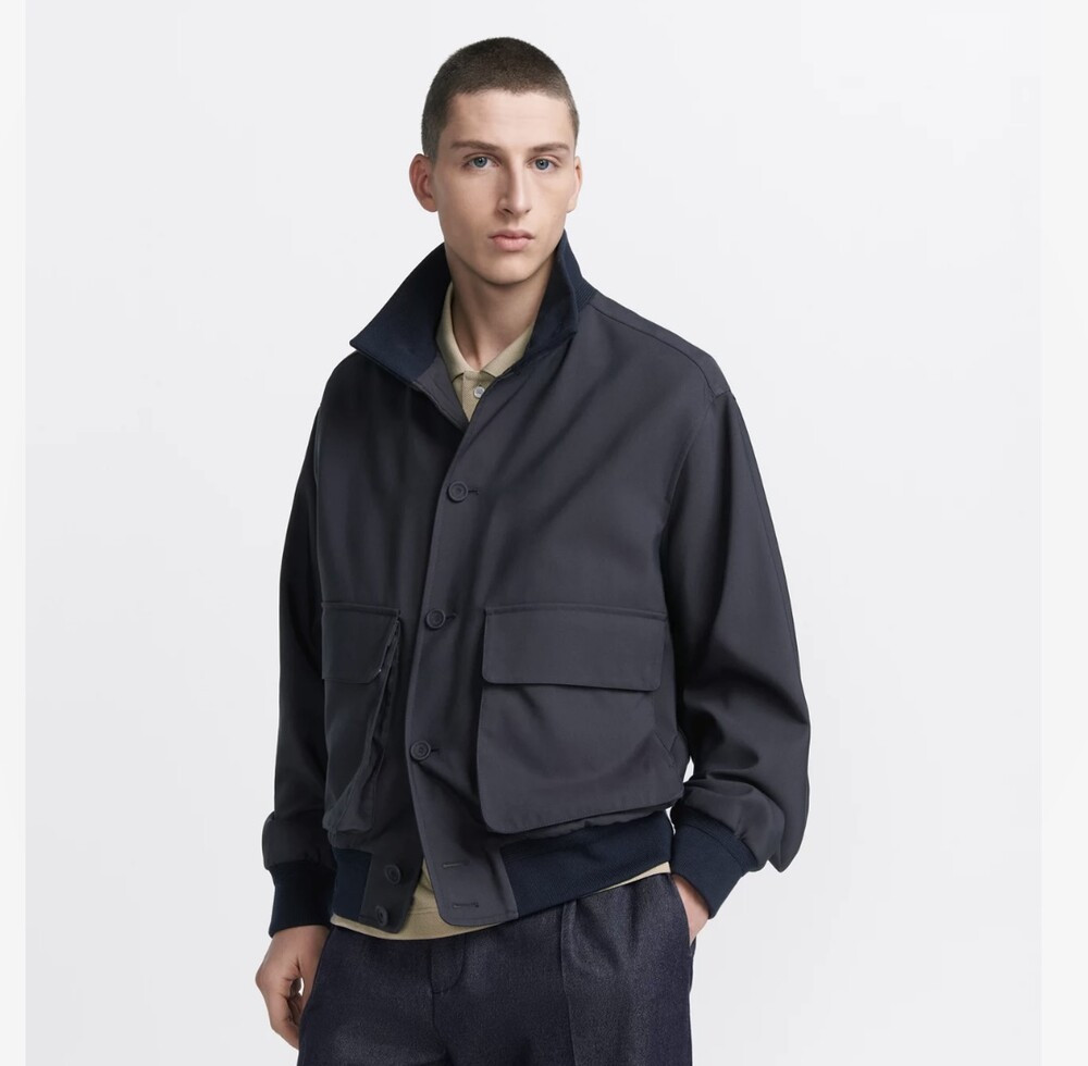 [럭스유] 46 / 디올 아이콘 해링턴 코튼 실크 자켓 493C422