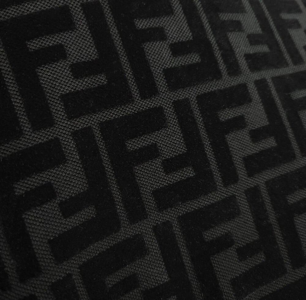 [럭스유] L / 펜디 FF 쇼트 슬리브 크루넥 오버 반팔 티셔츠 FY0936