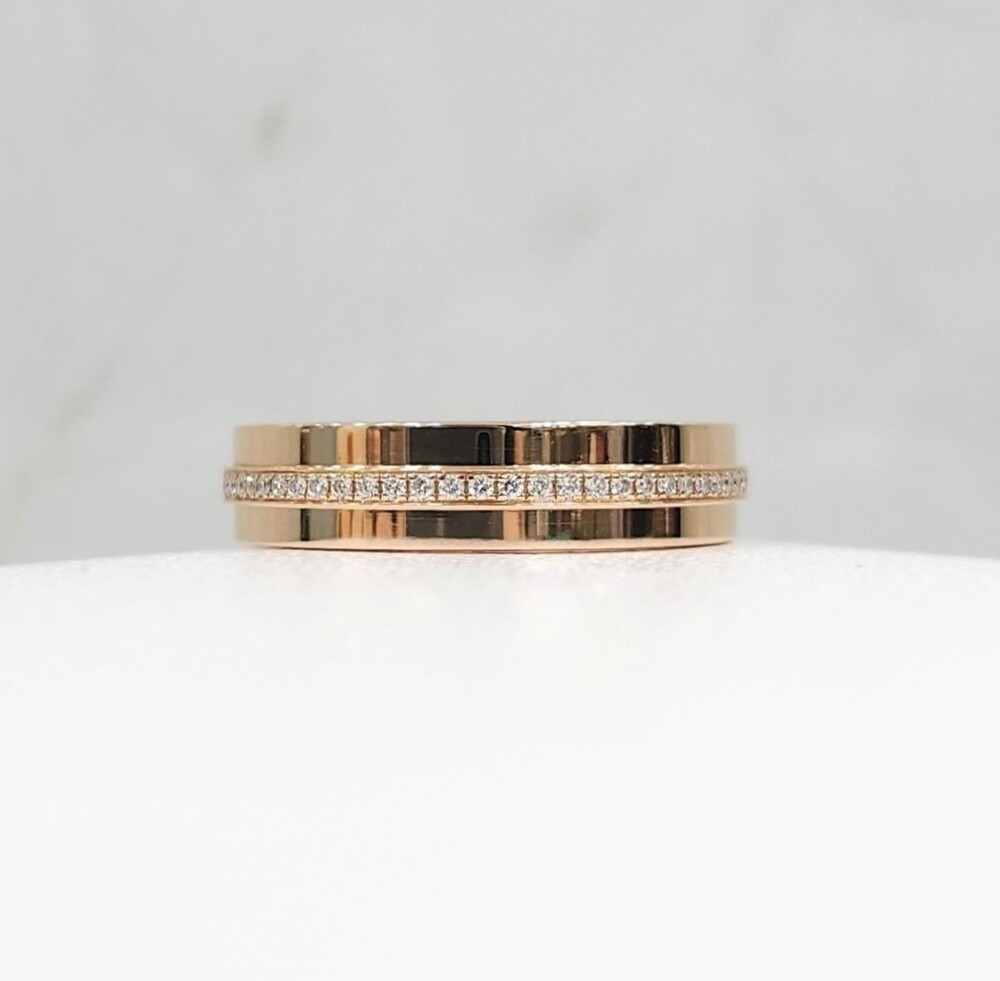 [럭스유] 티파니앤코 네로우 다이아몬드 링 18K 옐로우골드 국내10호