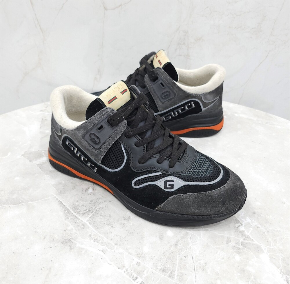 [럭스유] 9 / 구찌 블랙 울트라 페이스 스카치 스니커즈