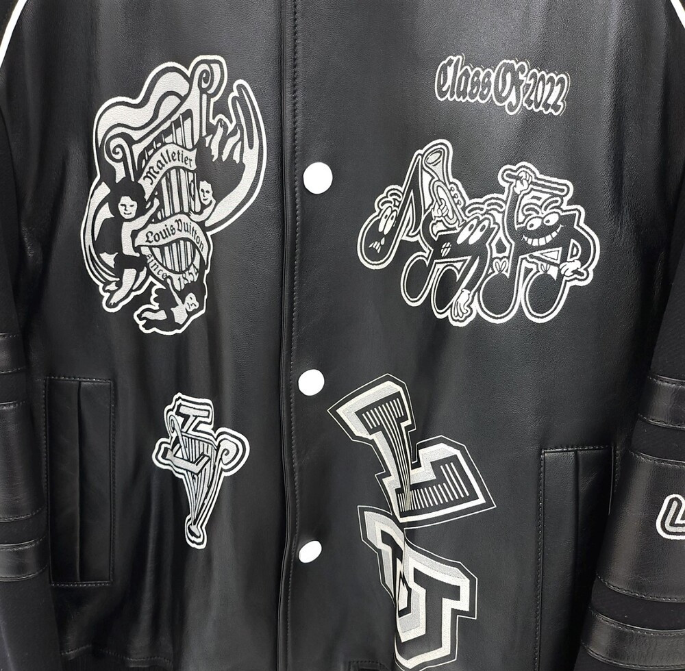 [럭스유] 52 / 루이비통 바시티 멀티패치 블루종 자켓 1AAUZ0