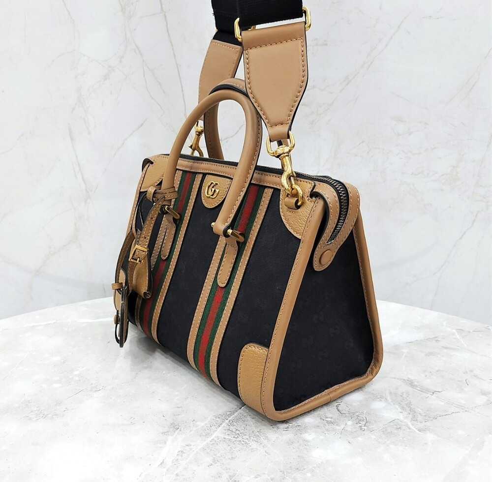 [럭스유] (새상품) 구찌 GG 바울레토 스몰 레더 토트 숄더백 715772