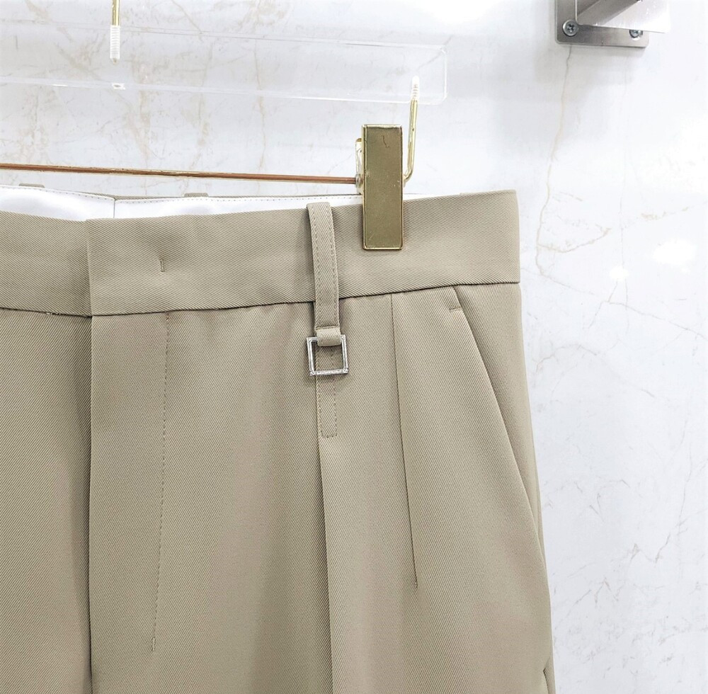 [럭스유] 48 / 우영미 카키 와이드 팬츠