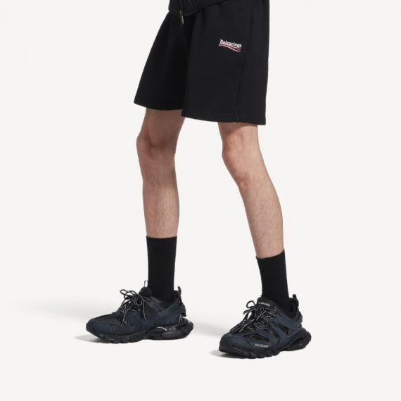FW25 발렌시아가 여성 트랙 스니커즈 블랙 542436 W1GB 11000