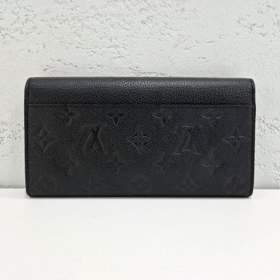 루이비통 모노그램 앙프렝뜨 블랙 사라월릿 장지갑 M61182