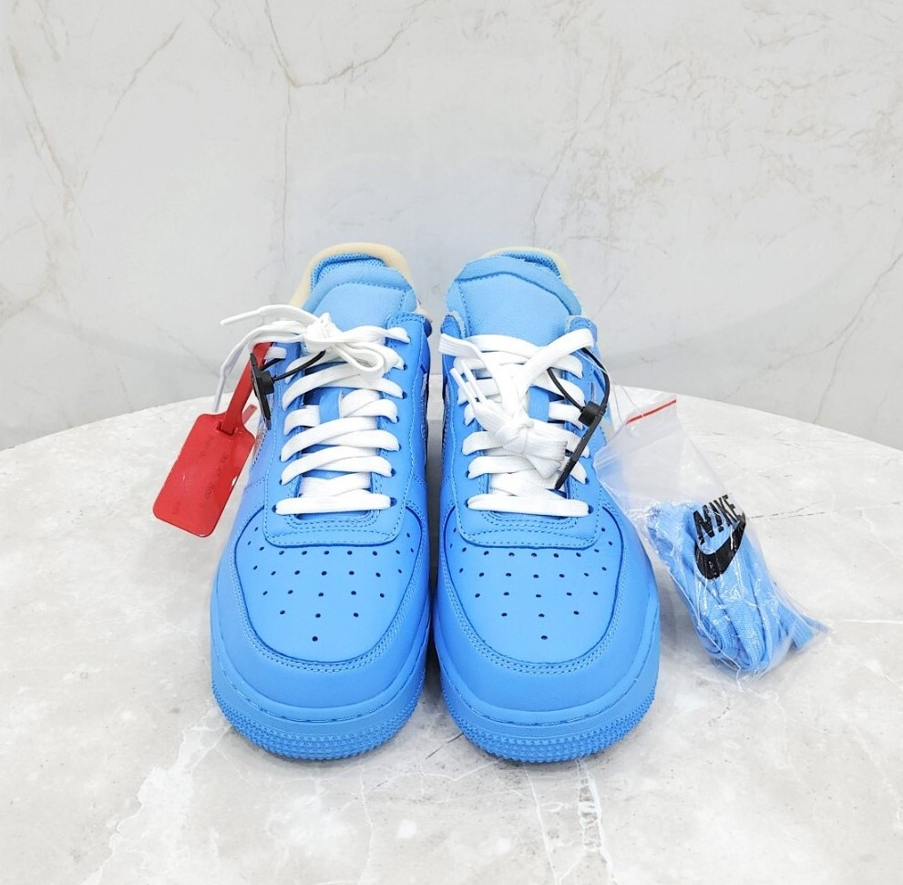 [럭스유] (새상품) US7 / 나이키 X 오프화이트 에어포스1 로우 MCA 유니버시티 블루