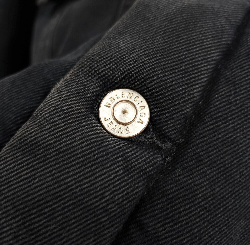 [럭스유] 44 / 발렌시아가 패디드 재패니스 데님 자켓 681689