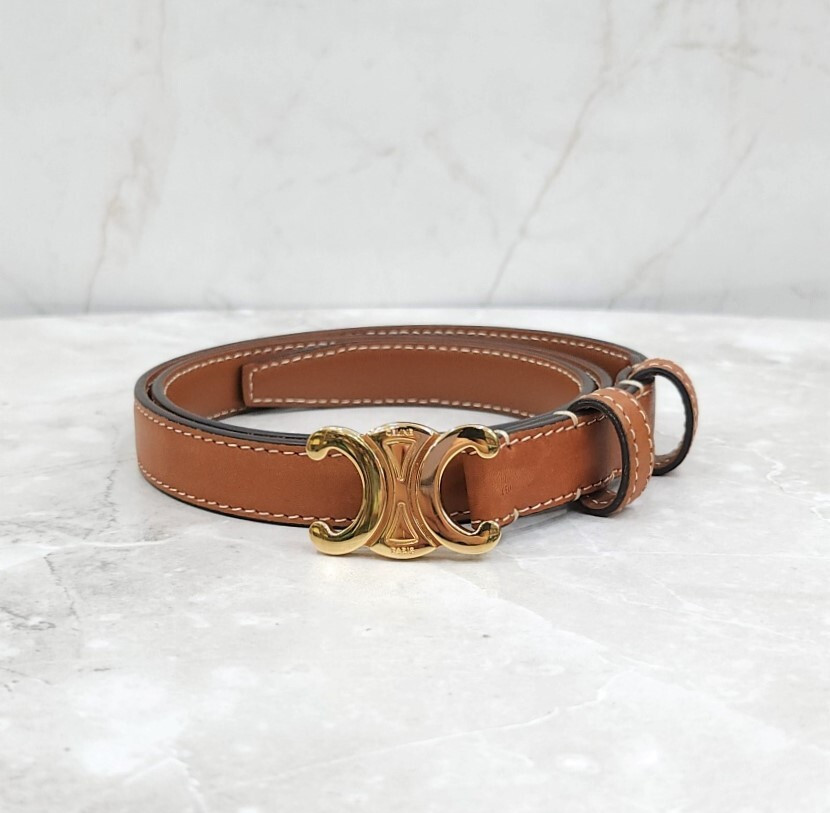 [럭스유] 셀린느 트리옹프 벨트 스몰 18mm 70 45AX63A78