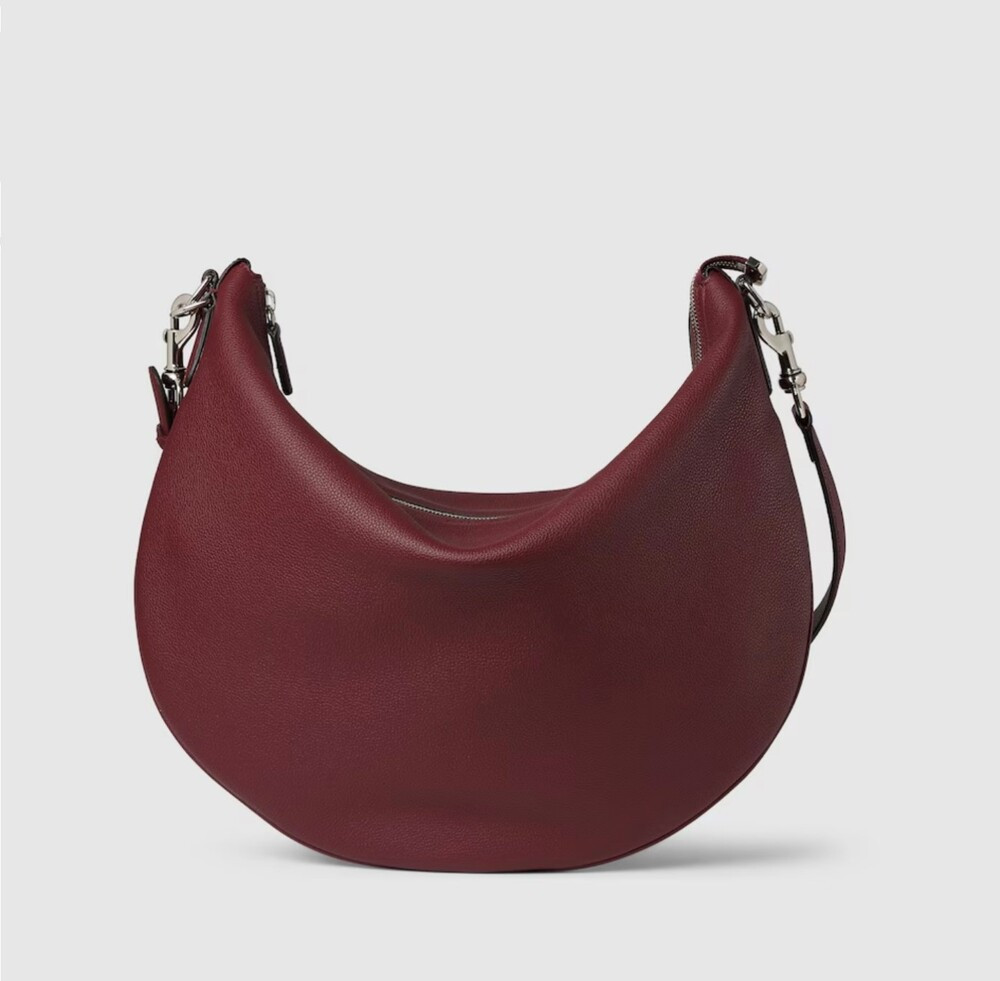 [럭스유] (새상품) 구찌 B 라지 레더 숄더백 로쏘 앙코라 레드 801041