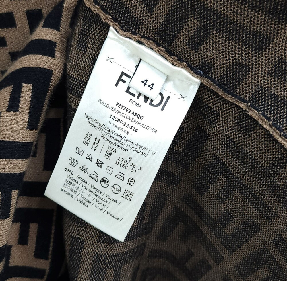 [럭스유] 44 / 펜디 FF 모티프 비스코스 니트 FZY703