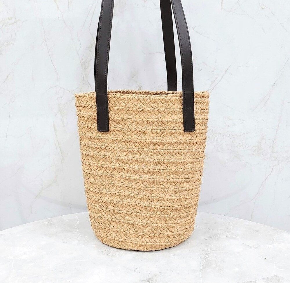 [럭스유] (새상품) 생로랑 파니에 라피아 스몰 숄더백 693240