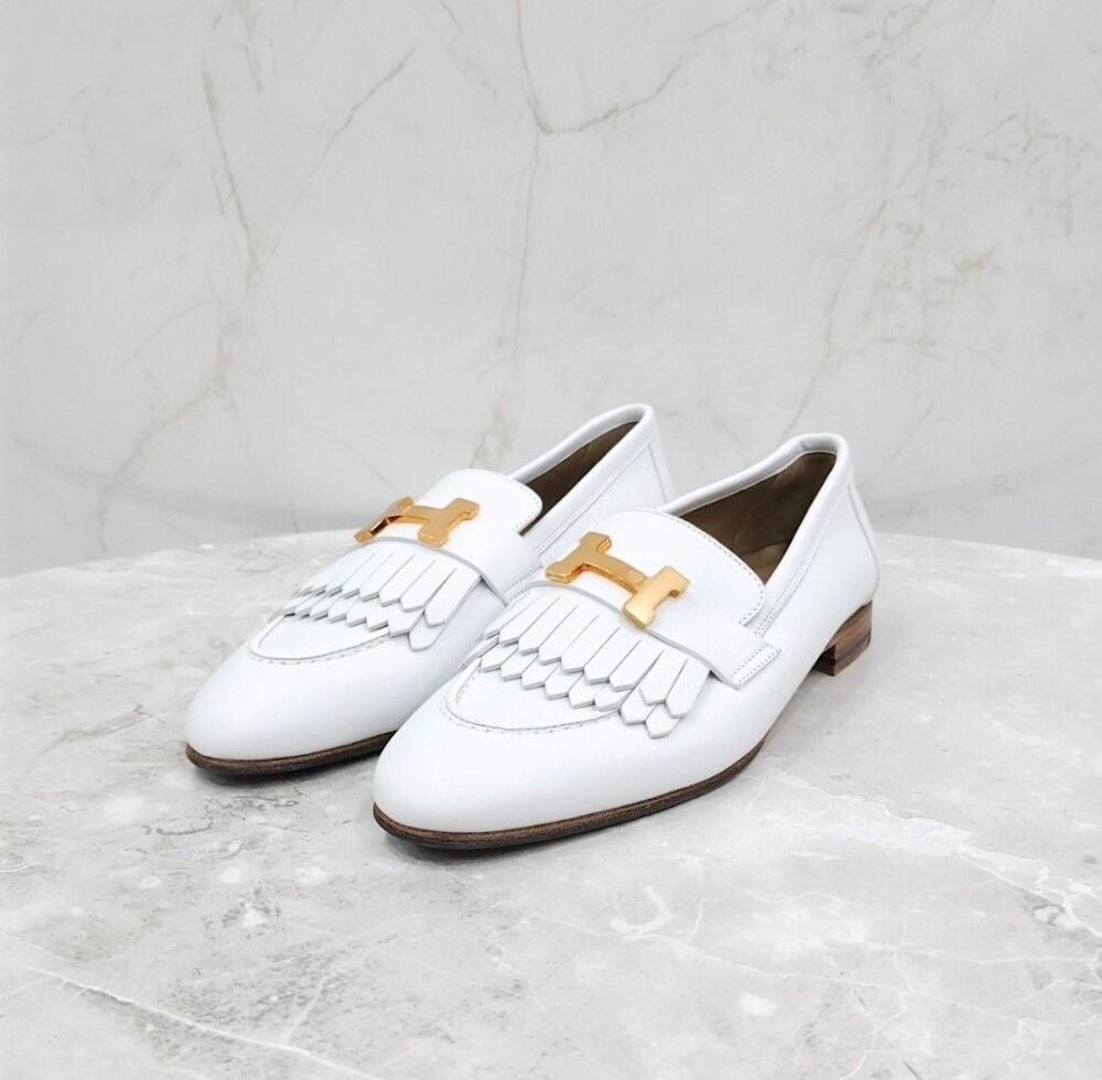 [럭스유] (새상품) 36 / 에르메스 로얄로퍼 화이트 로즈골드 H212214Z